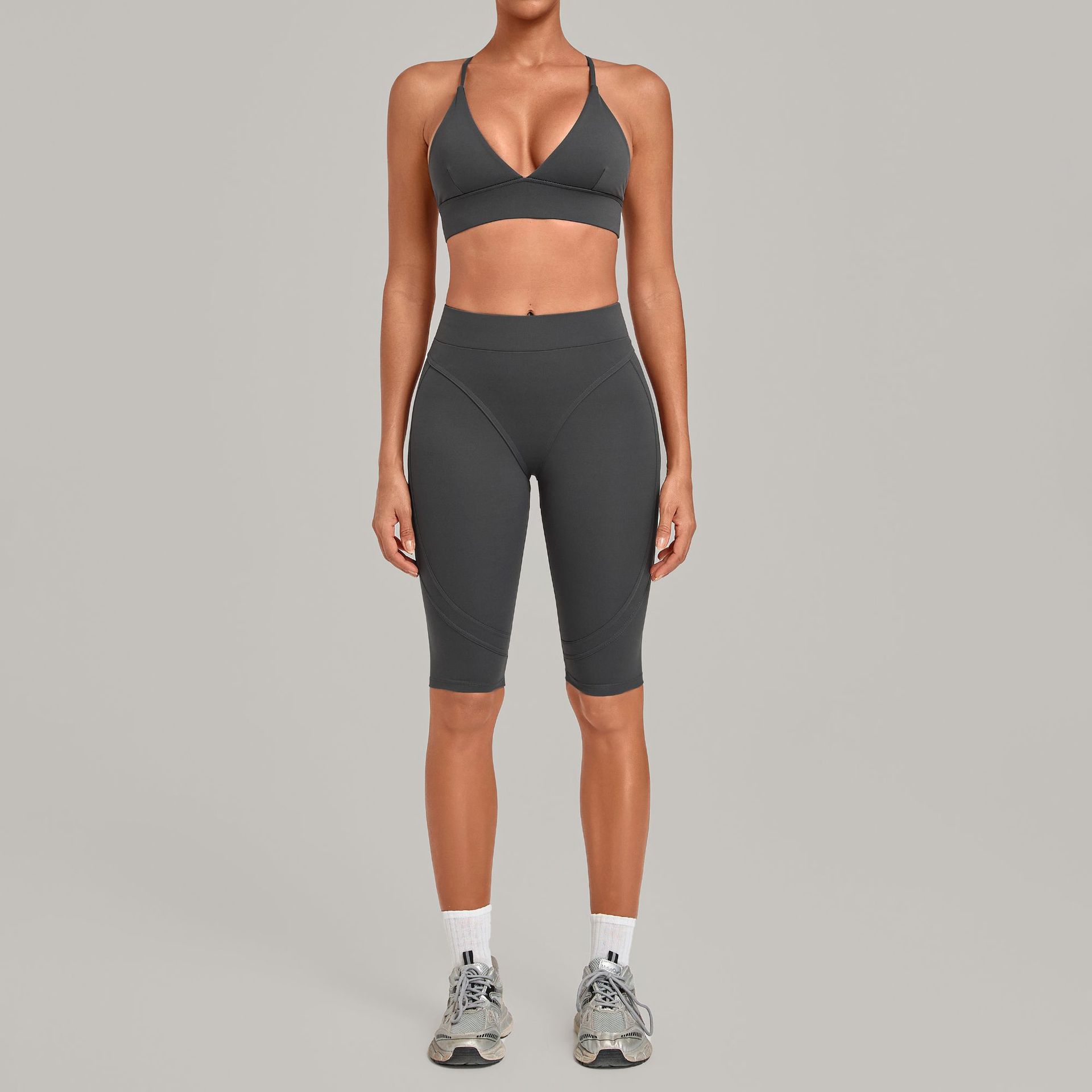 Yoga Fitness Plus - Women Yoga Sets Tight Quick-drying Fitness