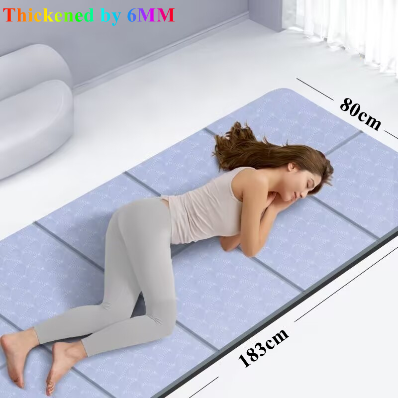 Yoga Fitness Mat - 183x80x0.6cmFoldable Yoga Mat Folding Travel Fitness