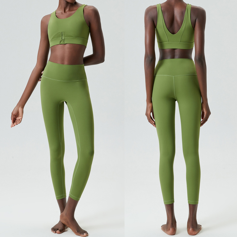 Two Pieces Set Zipper Yoga Spo - Yoga Fitness Plus ulasan dan harga