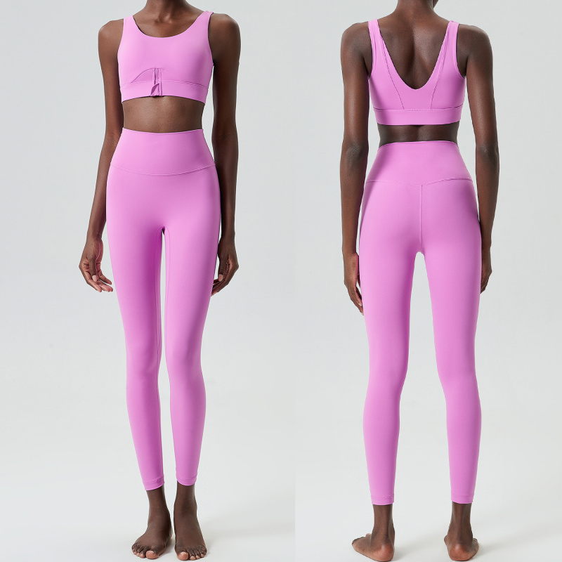 Two Pieces Set Zipper Yoga Spo - Yoga Fitness Plus ulasan dan harga