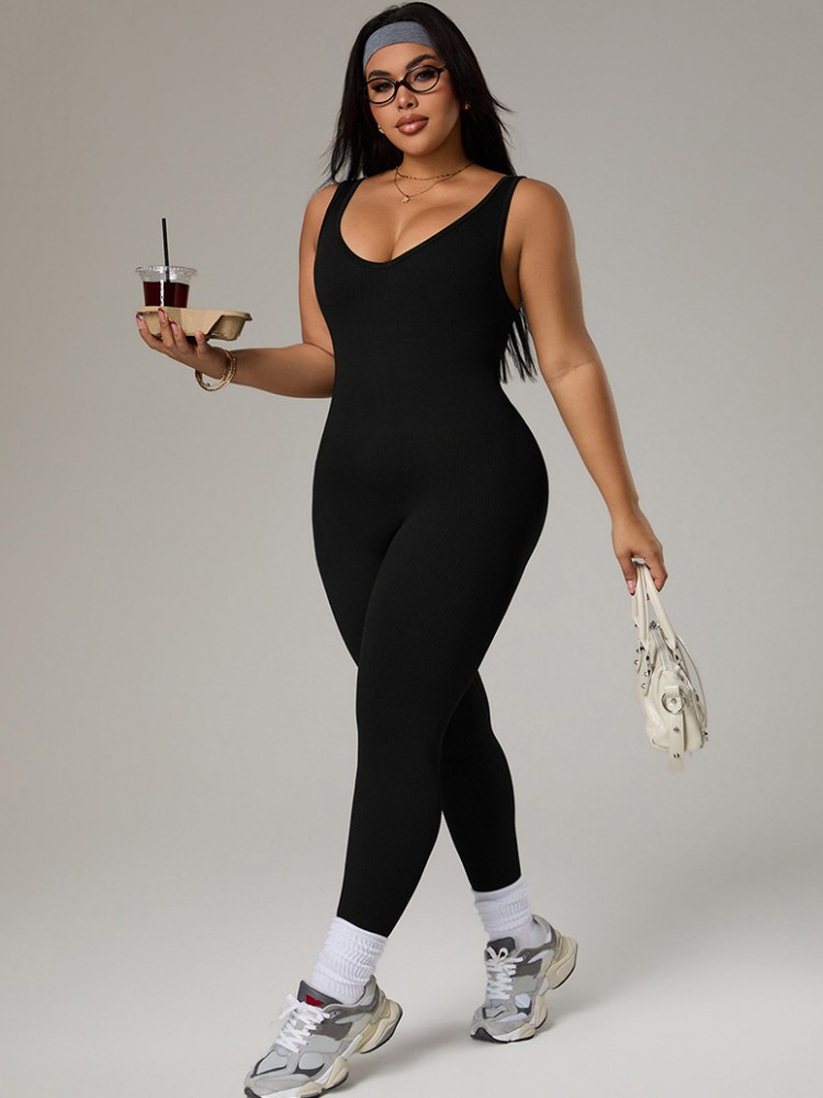 Plus Size Women's Tracksuit Gy - Yoga Fitness Plus ulasan dan harga