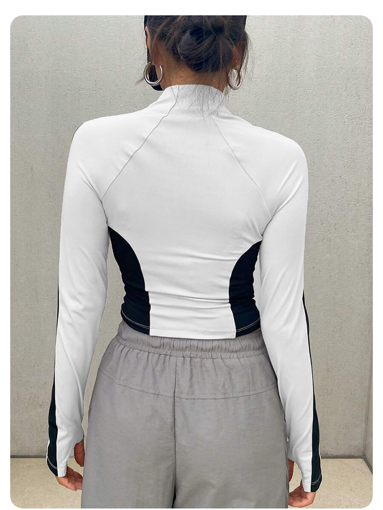 Yoga Clothes Stand Up Collar J - Yoga And Fitness ulasan dan harga