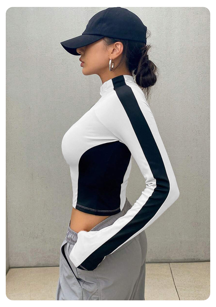 Yoga Clothes Stand Up Collar J - Yoga And Fitness ulasan dan harga