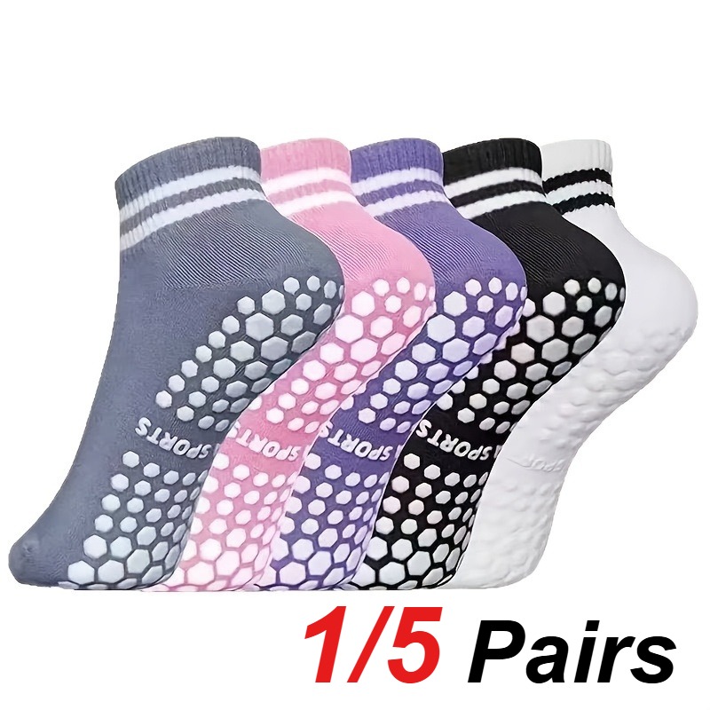 1/5 Pair Women's Silicone Anti - Yoga And Fitness ulasan dan harga