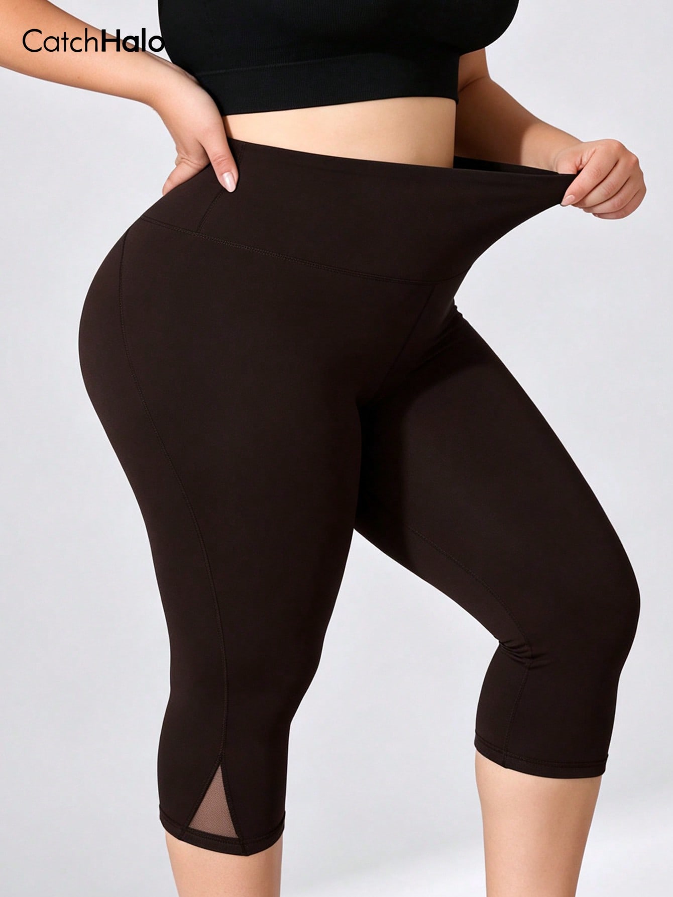 Plus Size Gym Leggings Women M - Yoga Fitness Plus ulasan dan harga