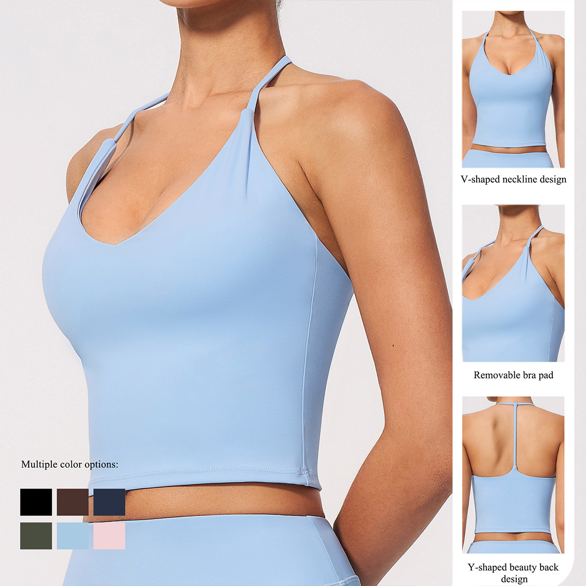 Hearuisavy Women's Sports Tank - Yoga And Fitness ulasan dan harga