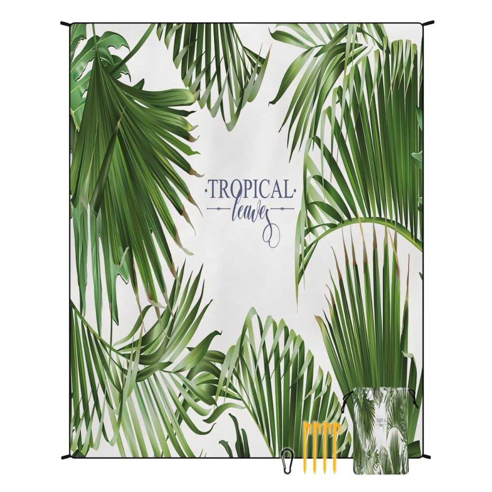 Palm Tree Beach Towel 71x86.6i - Yoga Fitness Mat ulasan dan harga